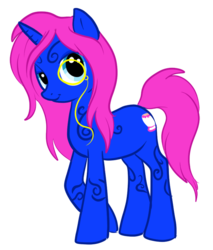 Size: 600x703 | Tagged: safe, oc, oc only, oc:earl grey, pony, unicorn, bedroom eyes, cutie mark, looking at you, monocle, solo