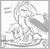 Size: 271x266 | Tagged: safe, artist:johnjoseco, princess celestia, scootaloo, alicorn, pegasus, pony, g4, apple, apple gag, female, filly, food, gag, grayscale, help me, implied cannibalism, looking at you, low quality, mare, monochrome, person as food, rope, scootachicken, tied up