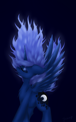 Size: 2400x3840 | Tagged: safe, artist:jaskierpl, princess luna, g4, eyes closed, female, high res, solo