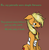 Size: 715x727 | Tagged: safe, artist:thatonelizard, applejack, g4, ask-hunterjack, bandage, earring, female, solo, tumblr