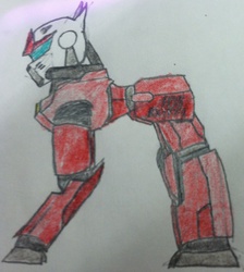 Size: 1634x1823 | Tagged: safe, artist:night5699, pony, guncannon, gundam, ponified, solo, traditional art