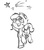 Size: 582x660 | Tagged: safe, artist:leadhooves, oc, oc only, glasses, monochrome, sketch, solo