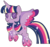 Size: 1024x955 | Tagged: safe, artist:osakachii, twilight sparkle, alicorn, pony, g4, female, mare, rainbow power, solo, twilight sparkle (alicorn)