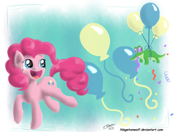 Size: 2000x1500 | Tagged: safe, artist:niegelvonwolf, pinkie pie, g4, female, solo