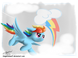 Size: 2000x1500 | Tagged: safe, artist:niegelvonwolf, rainbow dash, g4, female, solo