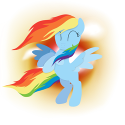 Size: 1000x1000 | Tagged: safe, artist:karmadash, rainbow dash, g4, female, long mane, solo