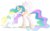 Size: 865x544 | Tagged: safe, artist:candianmatt, princess celestia, oc, oc:sunlight, alicorn, earth pony, pony, g4, canon x oc, female, kissing, male, shipping, straight