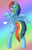 Size: 799x1257 | Tagged: safe, artist:wigglywolf, rainbow dash, g4, butt, female, plot, rainbutt dash, solo