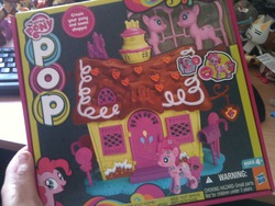 Size: 1280x960 | Tagged: safe, pinkie pie, g4, official, irl, photo, sugarcube corner, toy