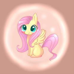 Size: 500x500 | Tagged: safe, artist:horuru, fluttershy, g4, female, looking at you, pixiv, solo