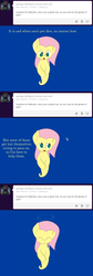 Size: 2000x5978 | Tagged: safe, fluttershy, bird, ghost, ghost pony, ask the ghostly six, g4, flutterghost