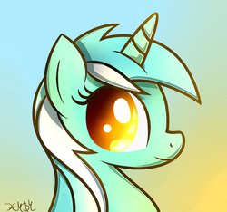 Size: 923x865 | Tagged: safe, artist:heavymetalbronyyeah, lyra heartstrings, g4, female, gradient background, portrait, profile, solo