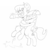 Size: 1000x1000 | Tagged: safe, artist:purple-yoshi-draws, fluttershy, ms. harshwhinny, pony, g4, bipedal, hug, monochrome