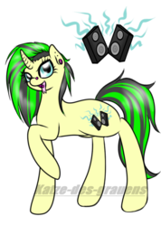 Size: 367x516 | Tagged: safe, artist:mondlichtkatze, oc, oc only, oc:electra thundersound, solo