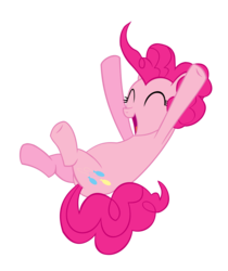 Size: 3023x3600 | Tagged: safe, artist:slb94, pinkie pie, earth pony, pony, g4, too many pinkie pies, belly, cute, diapinkes, female, high res, simple background, solo, transparent background, vector