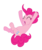 Size: 3023x3600 | Tagged: safe, artist:slb94, pinkie pie, earth pony, pony, g4, my little pony: friendship is magic, too many pinkie pies, belly, cute, diapinkes, female, high res, simple background, solo, transparent background, vector