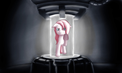 Size: 5000x3000 | Tagged: safe, artist:hosendamaru, pinkie pie, g4, digital art, experiment, female, marvel, sick, solo, underhoof