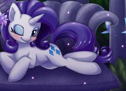 Size: 1223x891 | Tagged: safe, artist:extra-fenix, rarity, g4, cropped, female, solo, wink