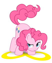 Size: 2418x2911 | Tagged: safe, artist:fuzzyacornindustries, pinkie pie, g4, female, high res, infinity, solo