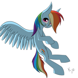 Size: 3000x3000 | Tagged: safe, artist:karaz159, rainbow dash, g4, female, high res, solo