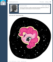 Size: 635x742 | Tagged: safe, pinkie pie, g4, ask, female, solo, tumblr