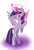 Size: 1619x2361 | Tagged: safe, artist:iados, twilight sparkle, alicorn, pony, g4, female, glowing horn, horn, mare, solo, twilight sparkle (alicorn)