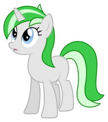 Size: 3094x3500 | Tagged: safe, artist:internetianer, oc, oc only, oc:alteran, pony, unicorn, blank flank, cute, frown, high res, looking up, open mouth, simple background, solo, transparent background, vector