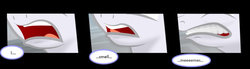 Size: 680x189 | Tagged: safe, artist:parallaxmlp, edit, oc, oc only, oc:discentia, pony, unicorn, comic, cropped, female, mare, reaction, reaction image, reddit, solo, teeth