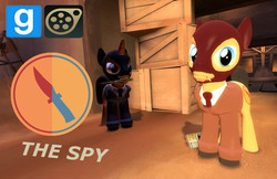 Size: 1080x700 | Tagged: safe, artist:pika-robo, pony, 3d, gmod, ponified, source filmmaker, spy, spy (tf2), team fortress 2