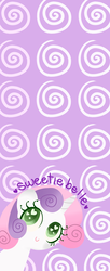 Size: 1624x4000 | Tagged: safe, artist:cosmicponye, sweetie belle, g4, bookmark, female, solo