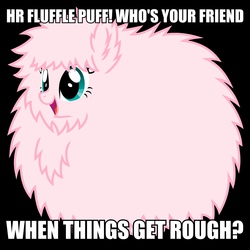 Size: 2237x2237 | Tagged: safe, oc, oc only, oc:fluffle puff, crossover, h.r. pufnstuf, high res, image macro, meme, parody, solo