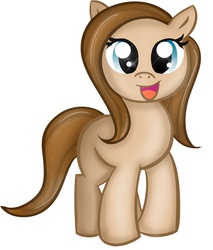 Size: 765x900 | Tagged: safe, artist:rayodragon, oc, oc only, oc:jupiter pudding, blank flank, foal, solo