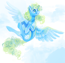 Size: 1374x1327 | Tagged: safe, artist:graypaint, oc, oc only, oc:dream cloud, solo, underhoof