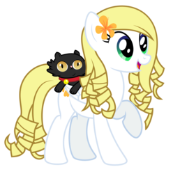 Size: 6000x6060 | Tagged: safe, artist:masem, oc, oc only, oc:soprano keys, cat, pegasus, pony, absurd resolution, simple background, solo, transparent background