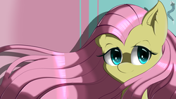 Size: 3840x2160 | Tagged: safe, artist:suziouwabami, fluttershy, g4, female, high res, solo, wallpaper