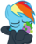 Size: 1152x1400 | Tagged: safe, artist:purplefairy456, edit, rainbow dash, spike, g4, clothes, doll, female, hoodie, male, ship:rainbowspike, shipping, spike doll, straight