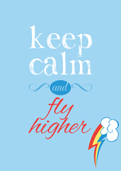 Size: 1240x1753 | Tagged: safe, artist:verygood91, rainbow dash, g4, keep calm, keep calm and carry on, no pony, parody, poster