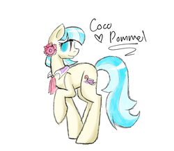 Size: 550x479 | Tagged: safe, artist:justalittleshadow, coco pommel, g4, female, solo