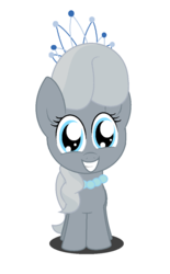 Size: 745x1201 | Tagged: safe, artist:pupster0071, diamond tiara, silver spoon, oc, oc:silvertiara, g4, female, fusion, solo