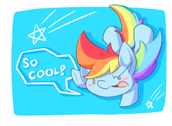 Size: 750x550 | Tagged: safe, artist:nyankamedon, rainbow dash, g4, female, pixiv, solo