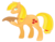 Size: 1353x1050 | Tagged: safe, artist:sherlovi, applejack, g4, female, simple background, solo, transparent background