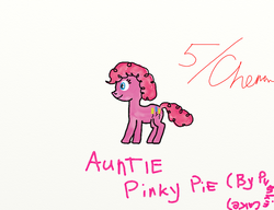 Size: 1152x886 | Tagged: safe, cheerilee, pinkie pie, pumpkin cake, g4, drawing, female, solo