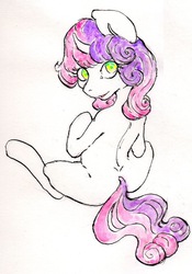 Size: 497x711 | Tagged: safe, artist:rarewerewolf, sweetie belle, g4, female, solo