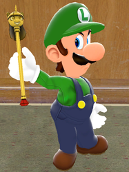 Size: 441x591 | Tagged: safe, g4, 3d, gmod, luigi, luigi's death stare, male, mario kart 8, meme, nintendo, solo, super mario bros., twilight scepter