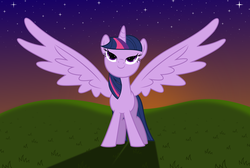 Size: 4465x3000 | Tagged: safe, artist:thunderelemental, twilight sparkle, alicorn, pony, g4, female, mare, solo, twilight sparkle (alicorn)