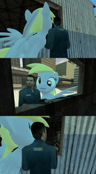 Size: 1024x1860 | Tagged: dead source, safe, artist:dakkiller, derpy hooves, pegasus, pony, g4, 3d, comic, female, gmod, mare