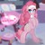 Size: 945x938 | Tagged: safe, artist:doubt, pinkie pie, earth pony, pony, g4, collar, female, headband, plump, solo, spa, spa pony