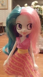 Size: 2322x4128 | Tagged: safe, princess celestia, principal celestia, equestria girls, g4, customized toy, doll, merchandise, ponied up, pony eyes