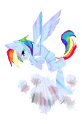 Size: 2000x3000 | Tagged: safe, artist:sonadowroxmyworld, rainbow dash, g4, female, high res, smirk, solo, sonic rainboom