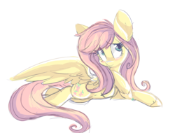 Size: 1280x973 | Tagged: safe, artist:indiefoxtail, fluttershy, g4, alternate hairstyle, cute, female, shyabetes, simple background, solo, transparent background, unshorn fetlocks